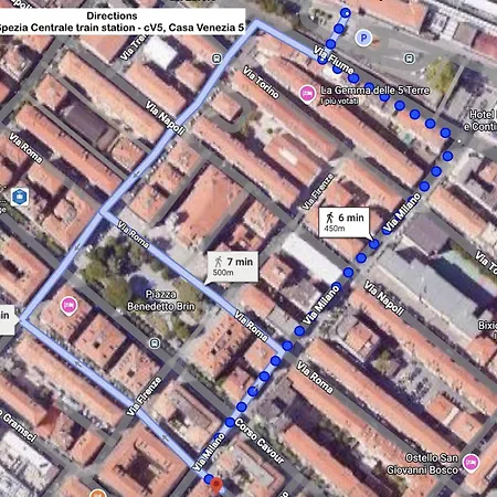 Cv5 - Center - Wide Modern Walking Distance To The Station To Cinque Terre - Big Terrace On The Roofs